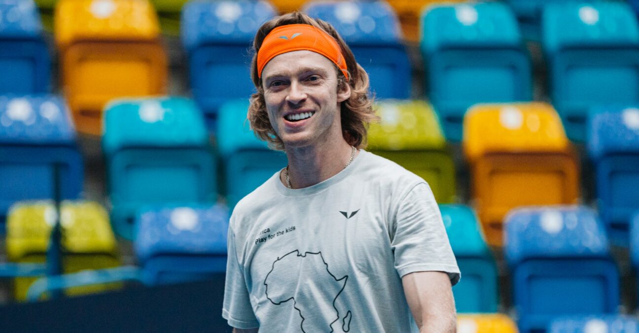 Rublev Practice UTS Frankfurt 2023 - Julien Nouet / Tennis Majors