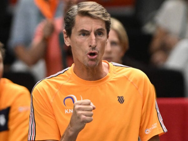 Paul Haarhuis, Dutch captain at Davis Cup finals in Split, Croatia