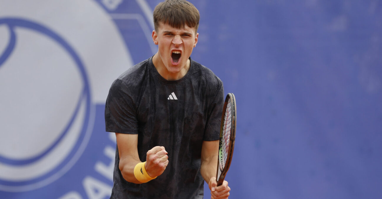 Jakub Mensik at the TK Sparta Prague Open