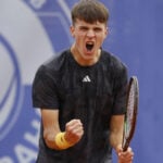 Jakub Mensik at the TK Sparta Prague Open