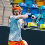 Rublev Practice UTS Frankfurt 2023 - Julien Nouet / Tennis Majors