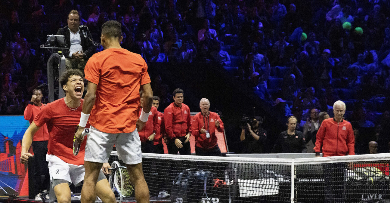 Shelton and Auger-Aliassime Laver Cup Zuma / Panoramic