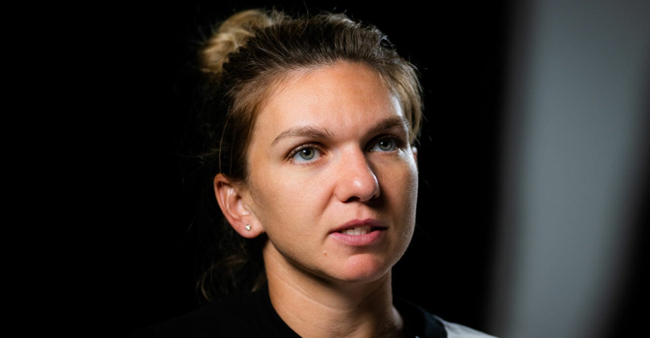 Simona Halep at the 2022 Madrid Open