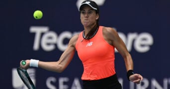 Sorana Cirstea at the 2023 Miami Open