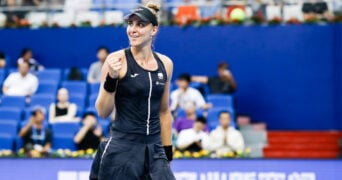 Beatriz Haddad Maia at the 2023 WTA Elite Trophy