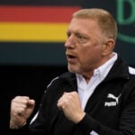 Boris Becker at the 2023 Davis Cup
