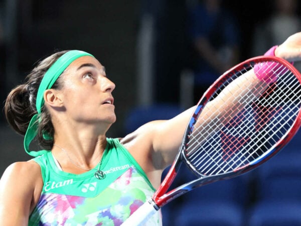 Caroline Garcia at the 2023 Toray Pan Pacficic Open in Tokyo