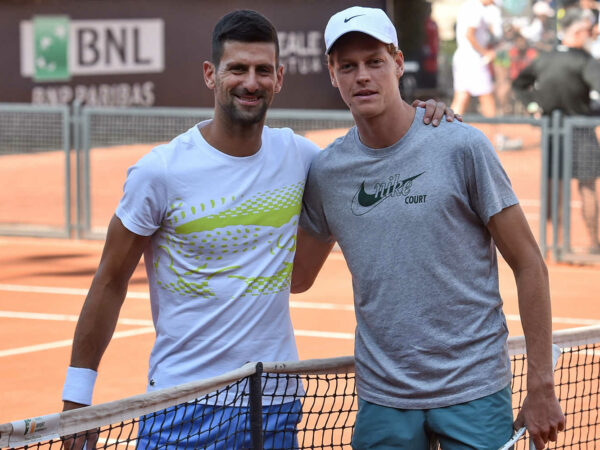 Novak Djokovic and Jannik Sinner