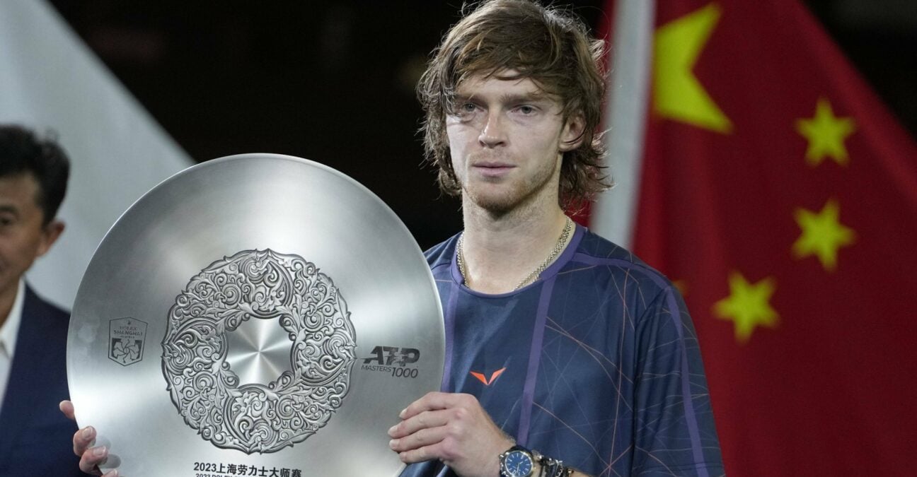 Andrey Rublev at the ATP Shanghai Masters 2023