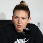 Simona Halep at the 2022 Madrid Open