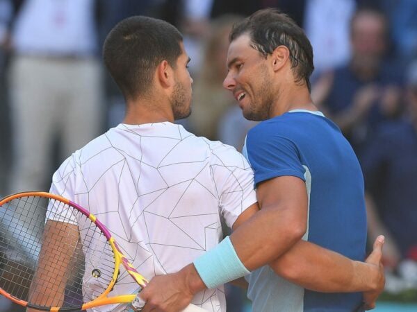 Carlos Alcaraz and Rafael Nadal