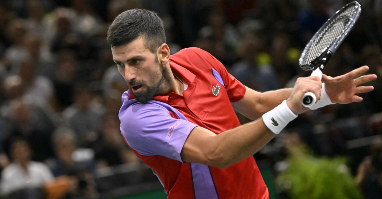 Novak Djokovic Rolex Paris Masters - Chryslene Caillaud / Panoramic