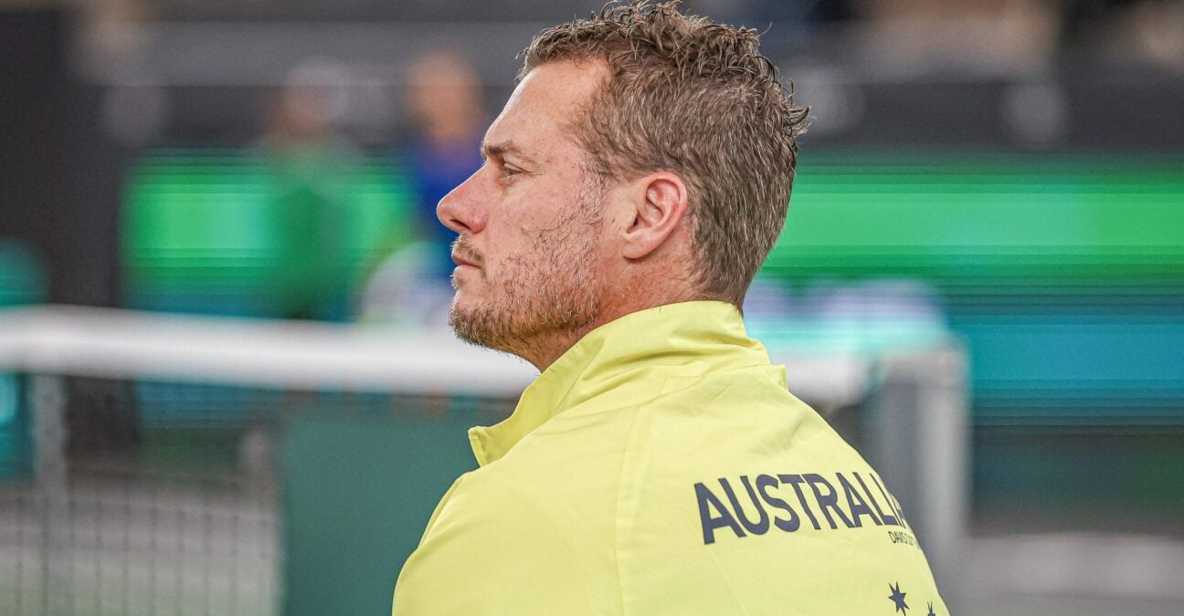 Lleyton Hewitt at the 2022 Davis Cup