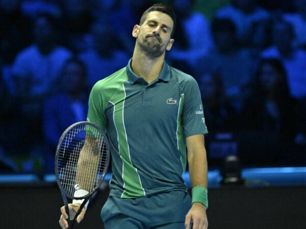 Novak Djokovic at the 2023 ATP Finals in Turin