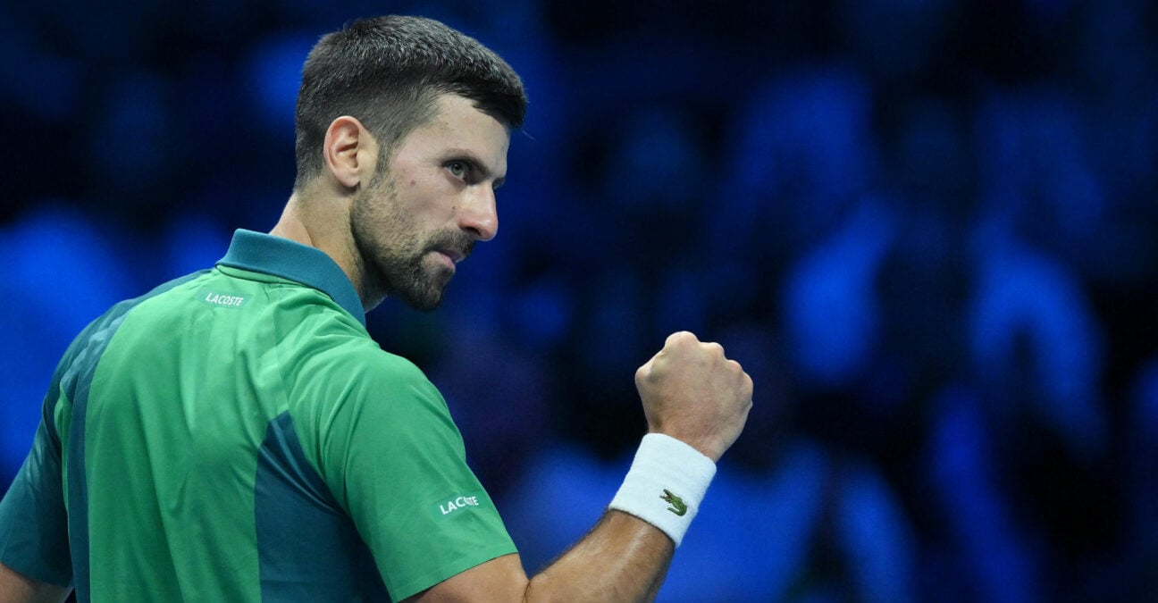 Novak Djokovic at the ATP Finals in Turin