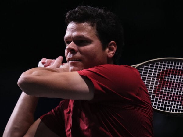 Milos Raonic / 2023 Davis Cup Malaga / Manu Fernandez/AP/SIPAa