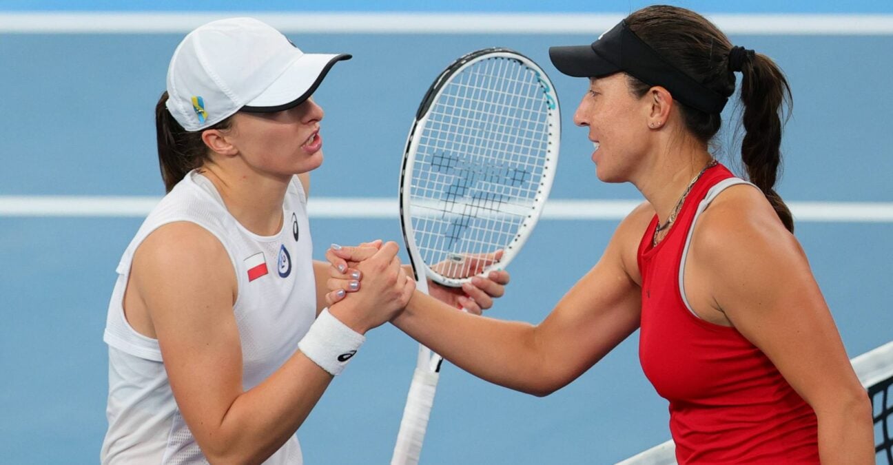 Iga Swiatek and Jessica Pegula