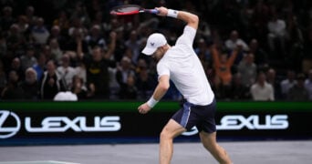 Andy Murray at the 2023 Rolex Paris Masters