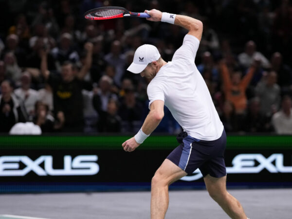 Andy Murray at the 2023 Rolex Paris Masters