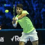 Carlos Alcaraz at the ATP Finals Torino 2023