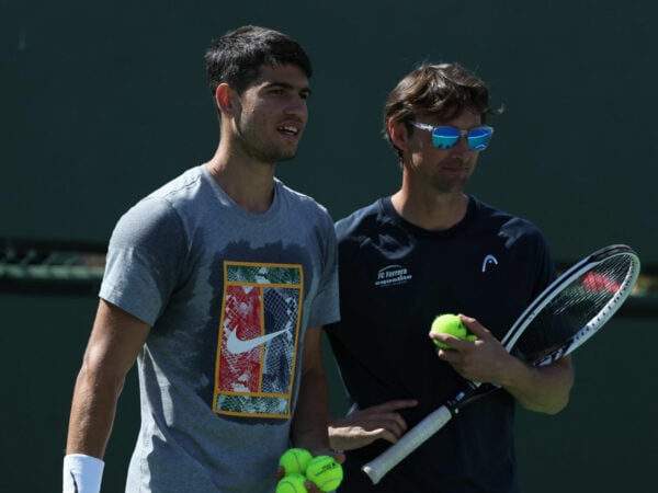 Carlos Alcaraz at the 2023 BNP Paribas Open in Indian Wells