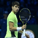 Carlos Alcaraz at the 2023 Nitto ATP Finals in Turin