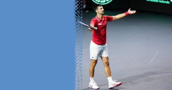 Djokovic interview exhibition Riyad 2023