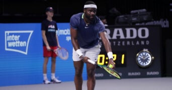 Frances Tiafoe at the 2023 Erste Bank Open