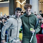 Jannik Sinner and Carlos Alcaraz at the 2023 ATP Finals