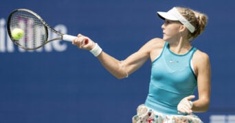 Mirra Andreeva at the 2023 US Open