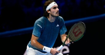 Stefanos Tsitsipas at 2023 Nitto ATP Finals