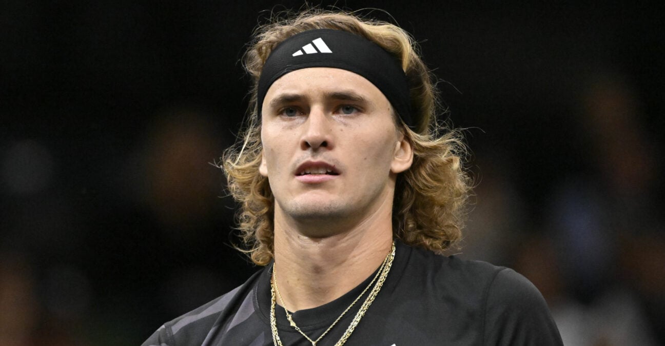 Alexander Zverev at the 2023 Rolex Paris Masters