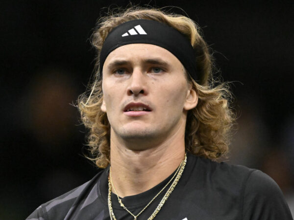 Alexander Zverev at the 2023 Rolex Paris Masters