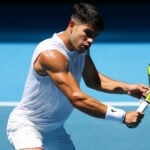 Carlos Alcaraz at the 2024 Australian Open