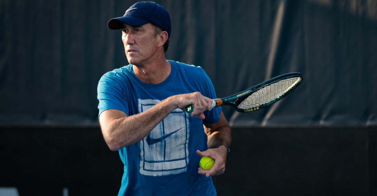 Darren Cahill in Adelaide in 2020