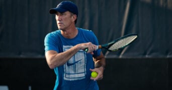 Darren Cahill in Adelaide in 2020