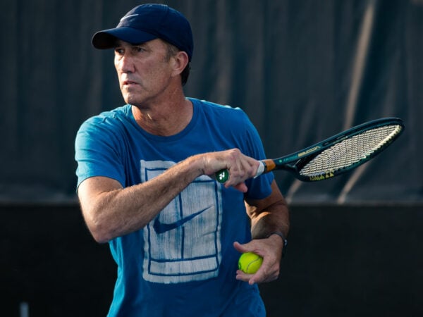 Darren Cahill in Adelaide in 2020