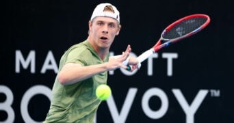 Denis Shapovalov at the 2023 ATP Adelaide International