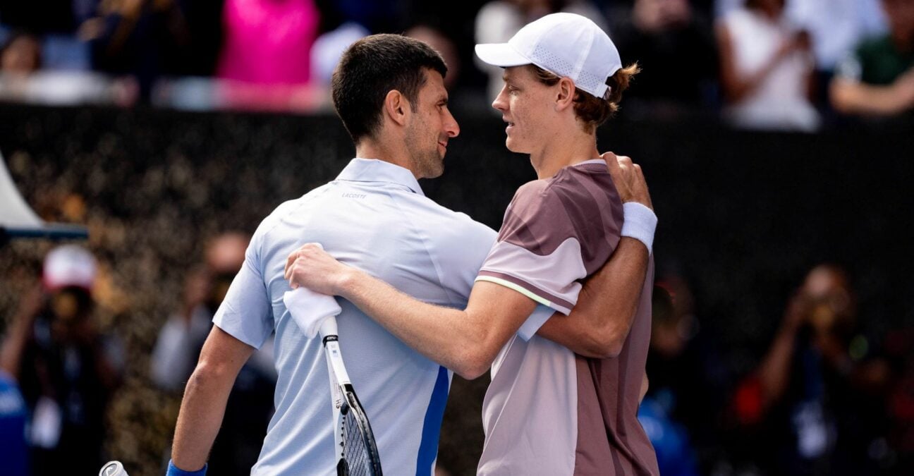 Djokovic Sinner Australian Open 2024