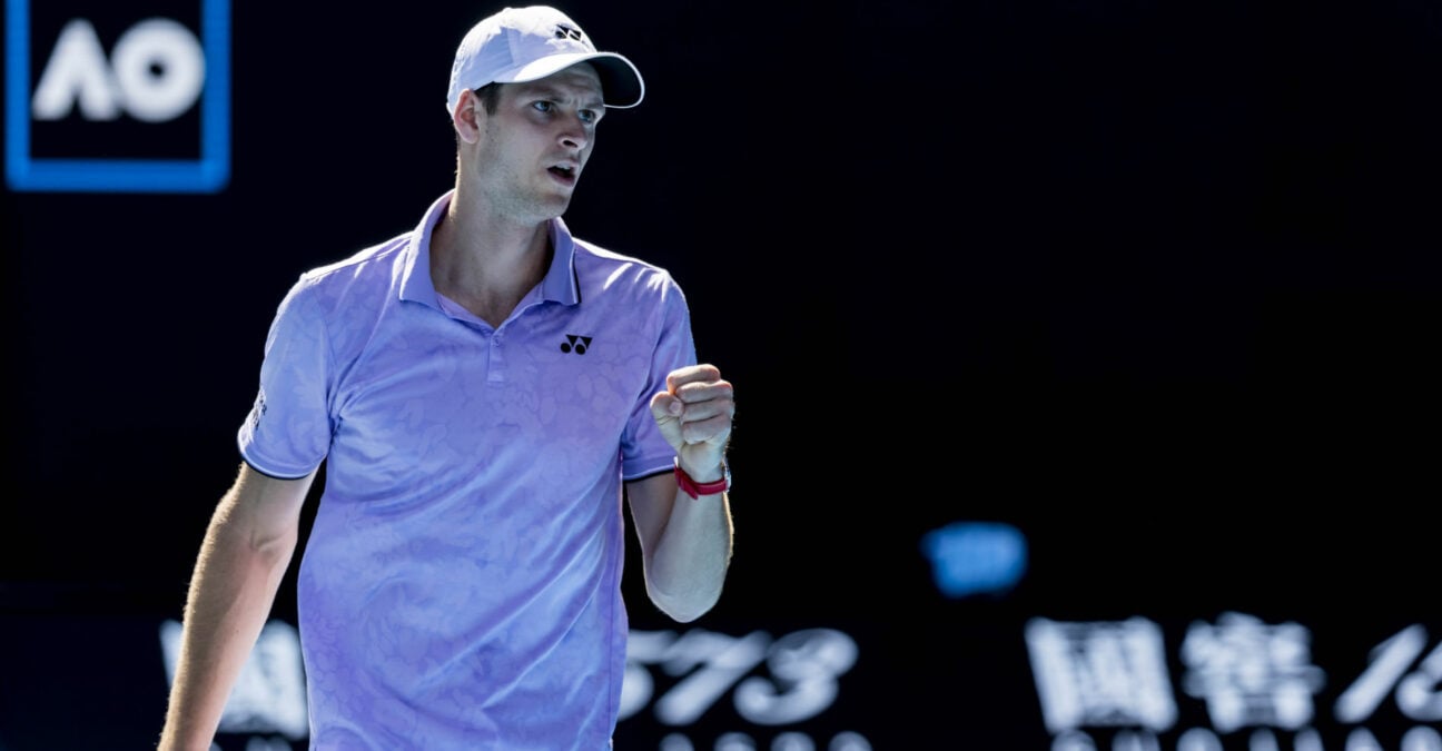 Hubert Hurkacz at the 2023 Australian Open