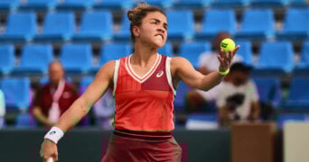 Jasmine Paolini at the WTA Monastir Womens Tennis