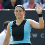 Jelena Ostapenko at Eastbourne 2023