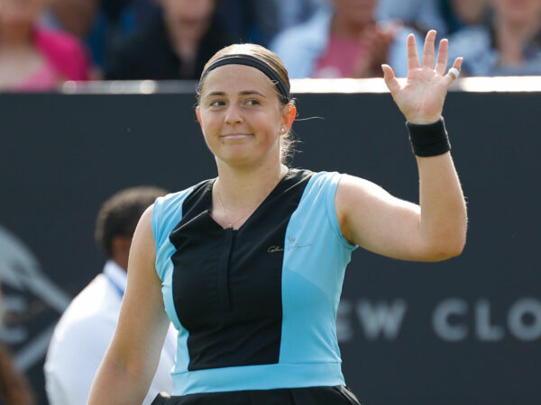 Jelena Ostapenko at Eastbourne 2023