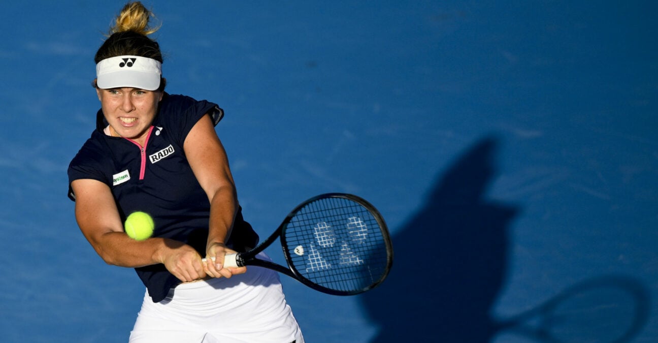 Linda Noskova at the 2023 Prague Open