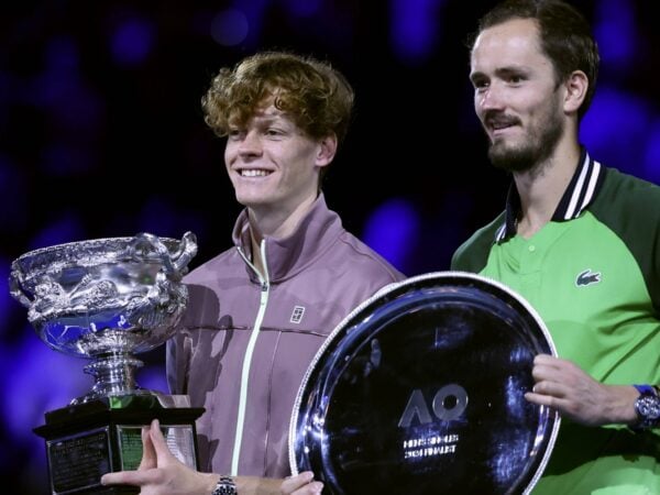 Jannik Sinner and Daniil Medvedev, Australian Open 2024