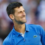 Novak Djokovic at the 2024 Australian Open