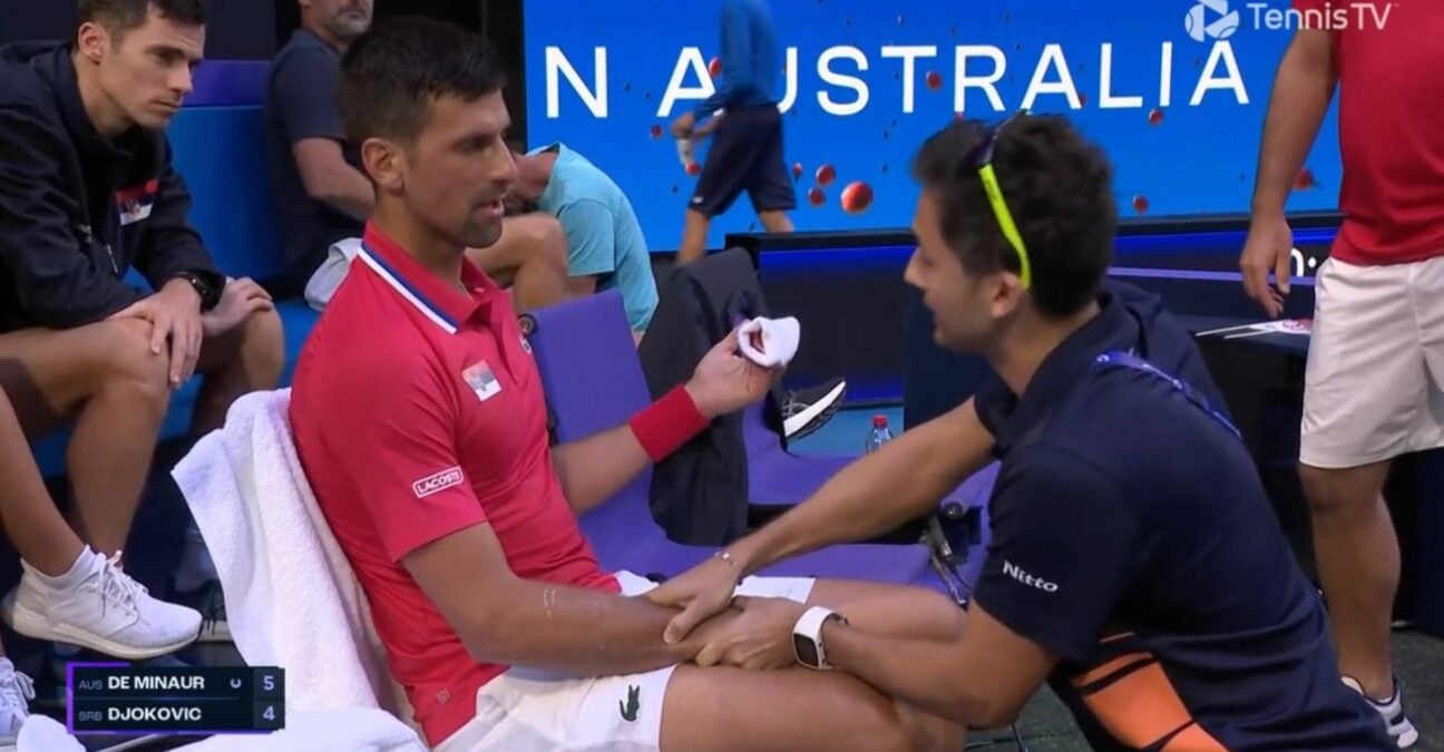Djokovic screengrab