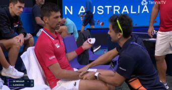 Djokovic screengrab