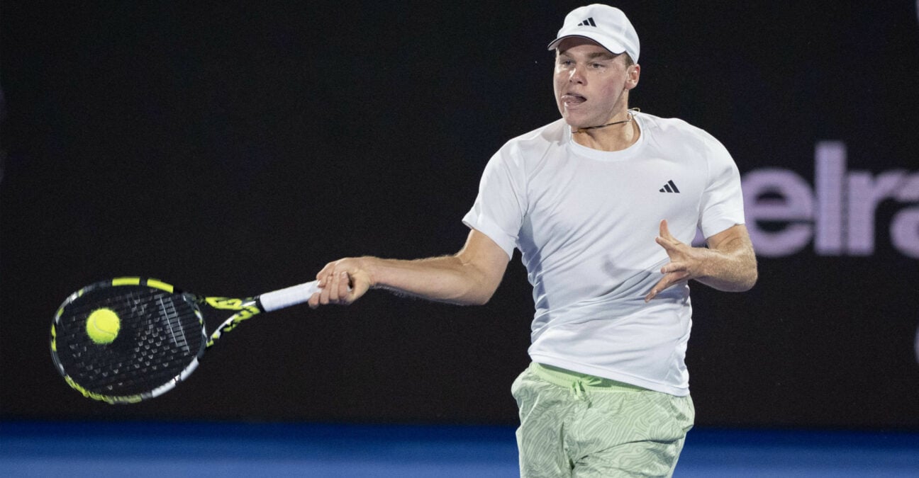 Alex Michelsen at the 2024 Delray Beach Open