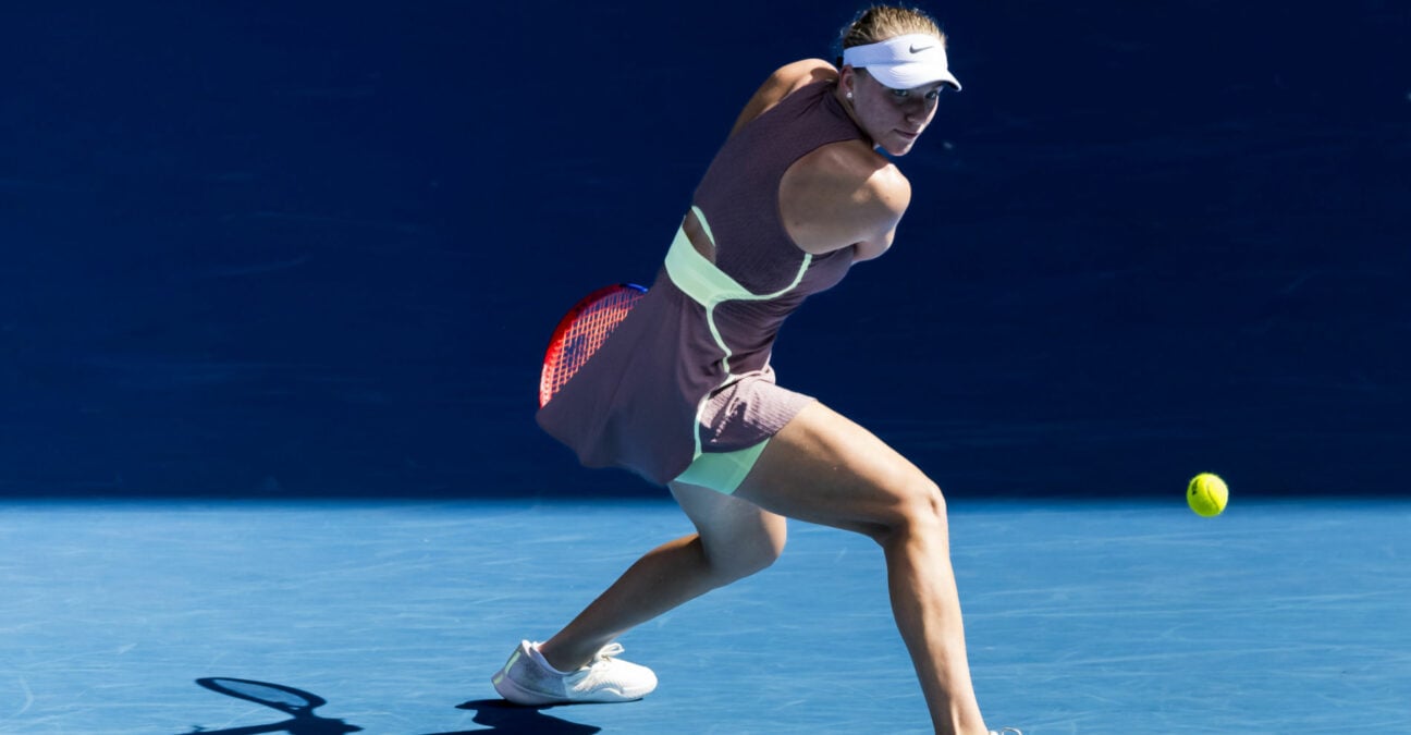 Alina Korneeva at the 2024 Australian Open